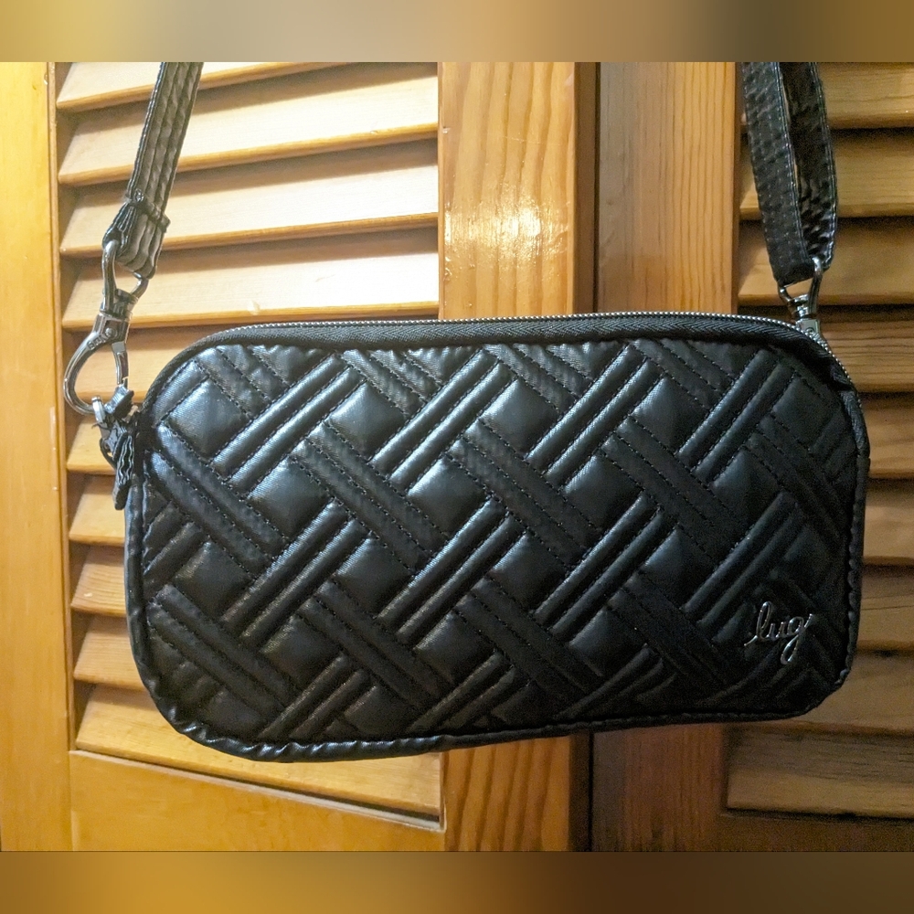 Lug Black Coupe 2 Convertible Crossbody Bag